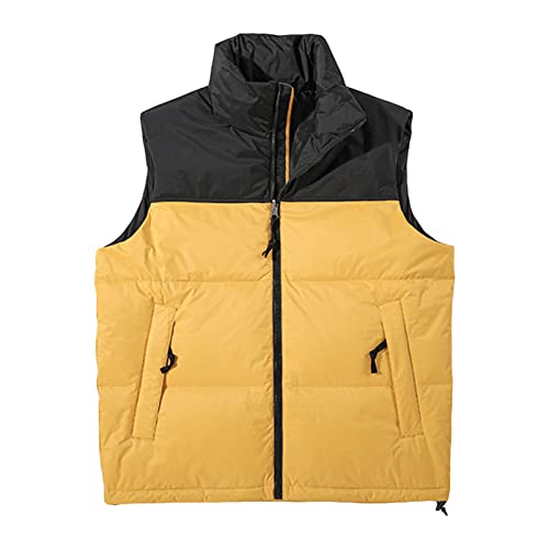 Gilet polaire sans manches pour hommes veste matelassée zippée