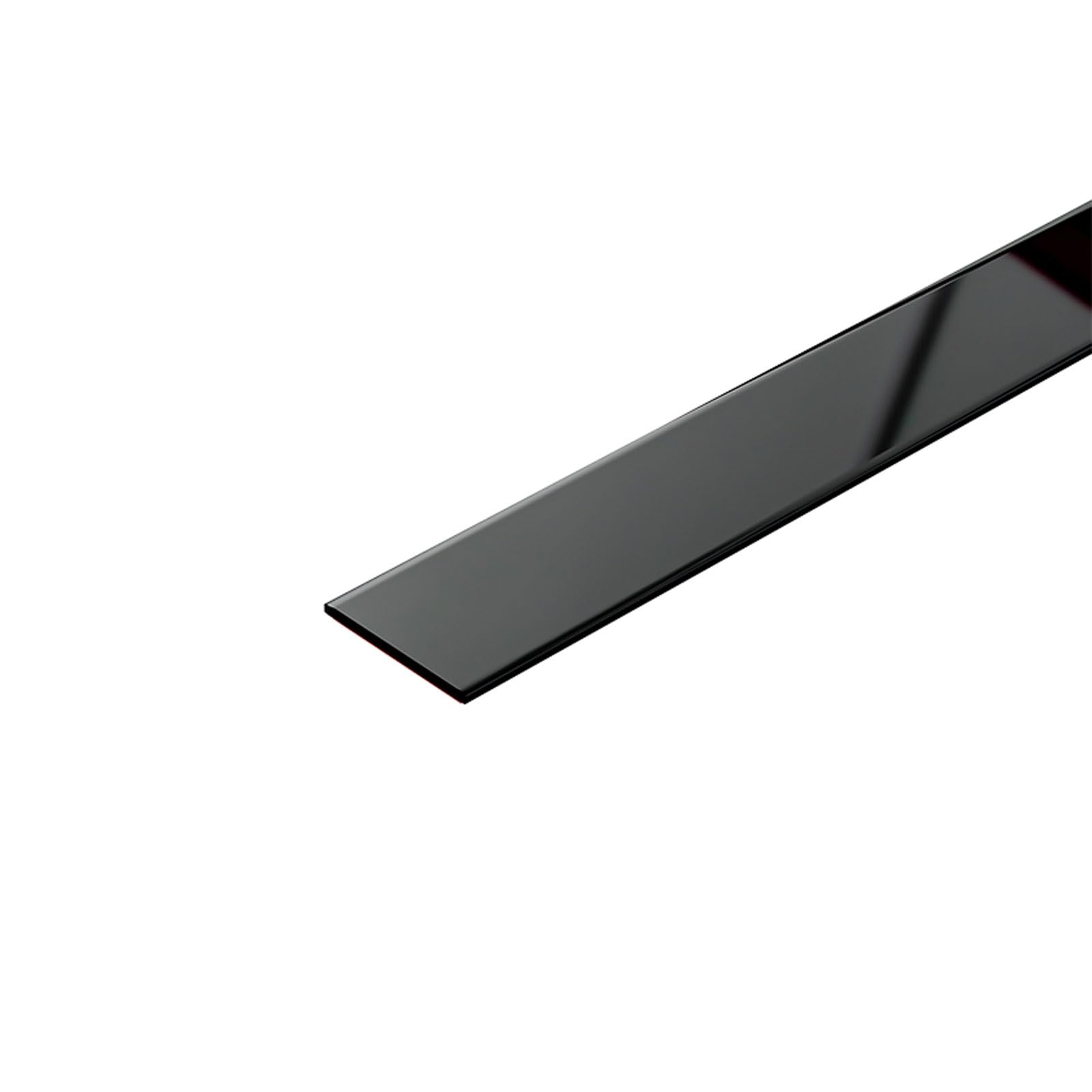 QIPN 16ft Self-Adhesive Crown Molding Caulk And Trim Strips, Flexible Molding Edge Trims Suitable For Mirror Edge, TV Background Wall(Size:30mm,Color:black)