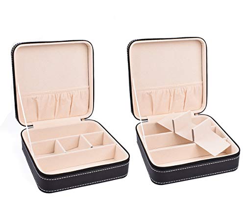 Hanlinggg Watch And Sunglass Storage Box Organizer 3 Slots Pu Leather Eyeglasses Eyewear Jewelry Display Case Collector With Lid #TOP3