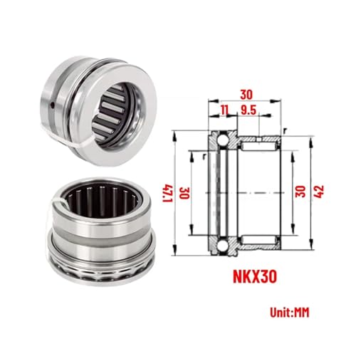 Roulement à aiguilles NKX15 combiné pour butée de précision mécanique