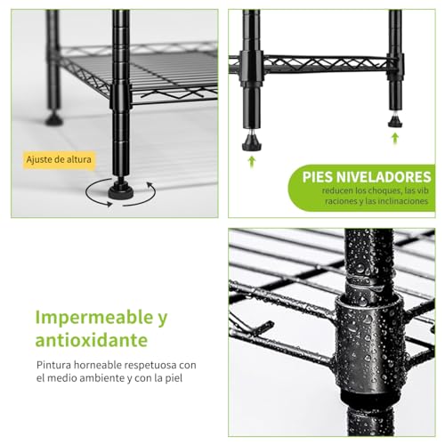 Mejores precios y opiniones de Entrepañeras metálicas ajustables favoritos de las personas. 21 Imagen adicional