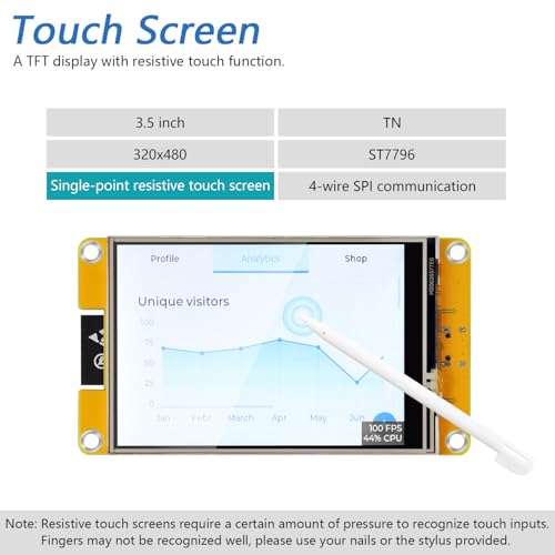 Image of Freenove Bitcoin Miner Solo Lottery Miner, ESP32 CYD 3.5 inch Touch Display 320x480 Pixel TN Screen ST7796 Driver, Dual-core 32-bit 240 MHz Microcontroller WiFi+BT Programmable, Code Tutorial