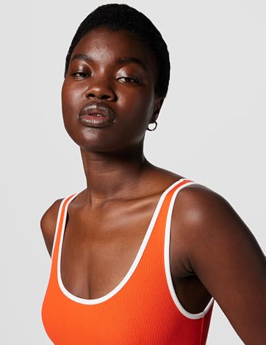 Body Karl Lagerfeld JEANS de canalé con diseño de lujo urbano premium para mujer 4