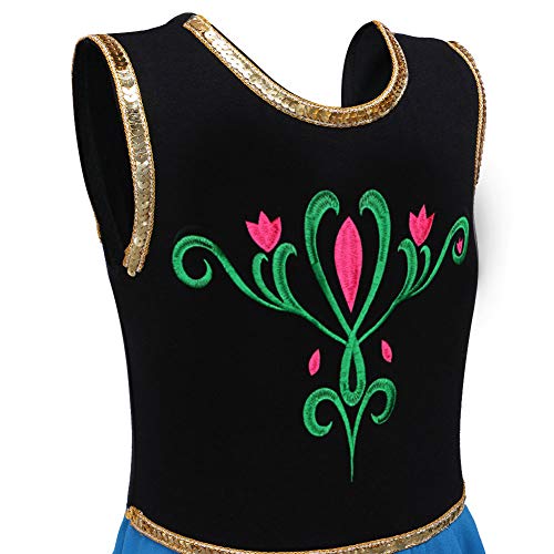 BAOHULU Toddlers Dancing Cosplay Tutu Ballet Leotard for Girls 3-12 Years3