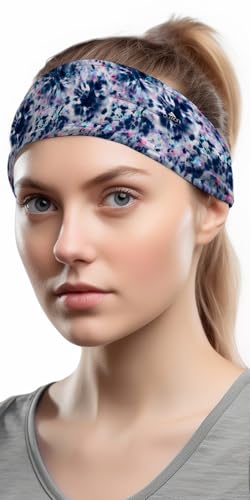 Image of Duwoni Sports Headbands for Men, Moisture Wicking Workout Headband, Sweatband Headbands for Running,Cycling,Football,Yoga,Tennis,Hiking,Hairband for Women and Men