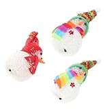 Veilleuse LED bonhomme de neige – sa lumière colorée peut renforcer l'ambiance festive de noël et des décorations d'hiver
