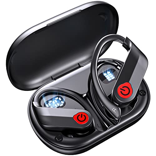 Wireless Earbuds, Bluetooth earphones with LED Display Case...