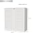 KINYING Outdoor Storage Cabinet Waterproof, Resin 60 Gallon Deck Box for Patio Furniture Cushions, Garden Tools, Pool Tools and Kids’ Toys (Off White with 1 Shelving)