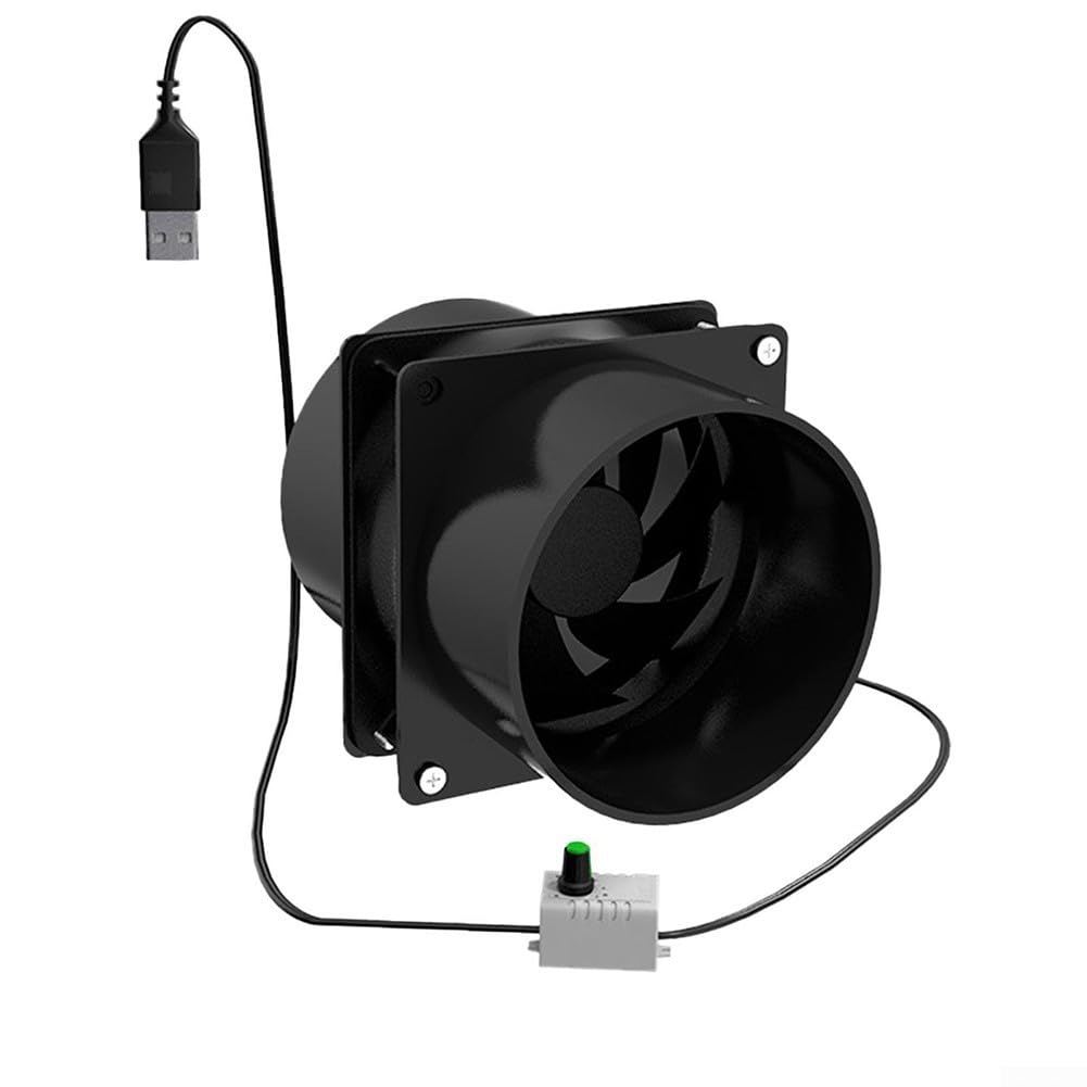Ventilador de escape para conducto de aire, ventilador de conducto en línea, ventilador de ventilación de cocina de velocidad ajustable, ventilador de escape para calefacción y refrigeración