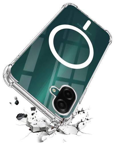 Image of Jkobi Shockproof Crystal-Clear Back Cover for Samsung Galaxy A07 5G | F70e 5G (Magsafe Wireless Support | Drop & Camera Protection | Hard Polycarbonate)