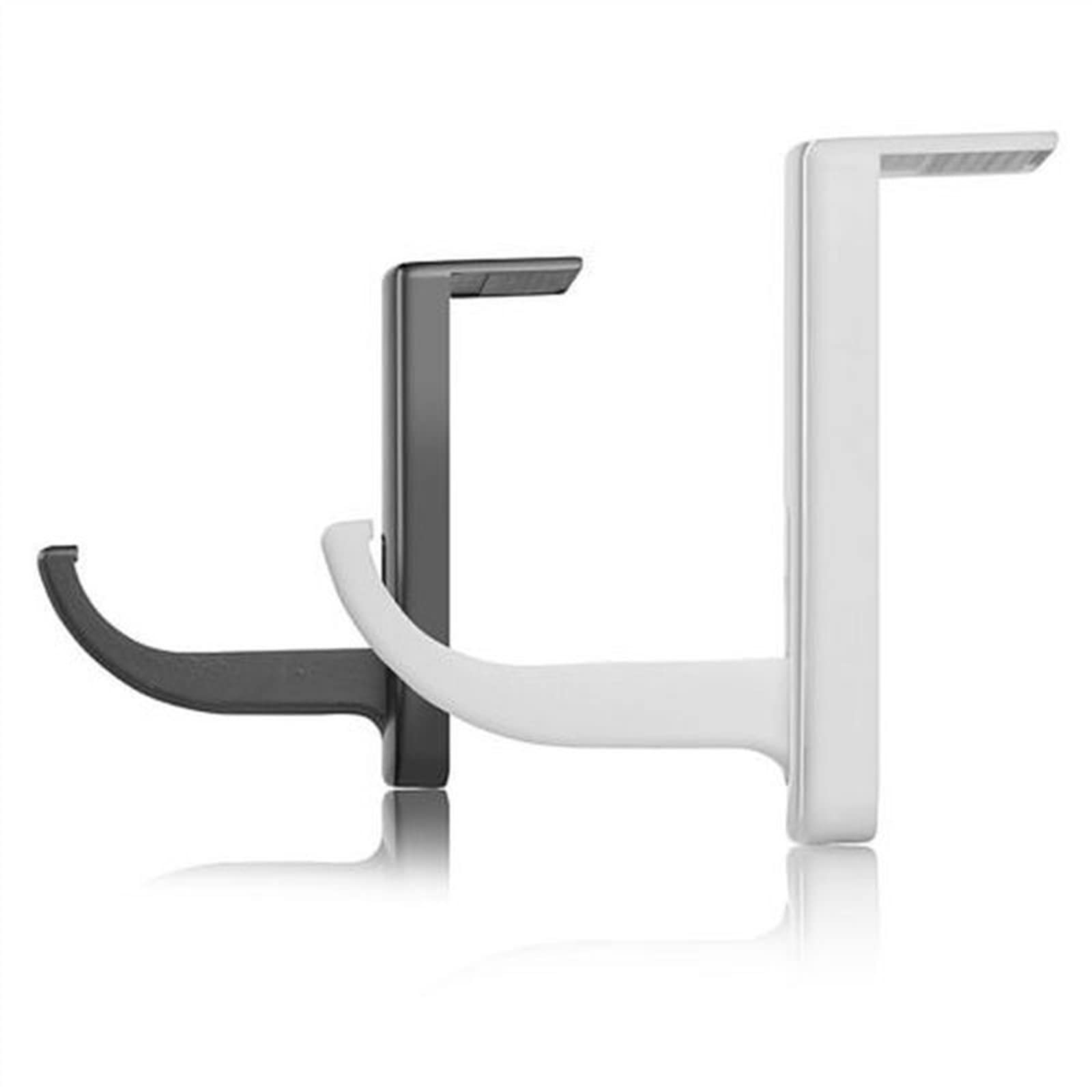 MRKU Support pour Casque Audio, Crochet de Suspension, Fixation Murale Universelle sans perçage pour PC et écran d'ordinateur (1 à 2 pièces).