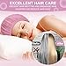 Chuarry 4 Pcs Mesh Sleep Bonnet for Sleeping Night Curly Hair Nets Sleep Caps for Women(Black, Pink)