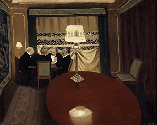 Poster Le jeu de poker Vallotton 50x70cm pour habiller un mur de bureau