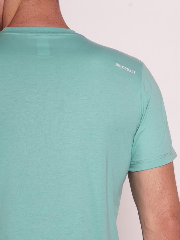 Image of Wildcraft Men's Solid Regular Fit Polo Shirt