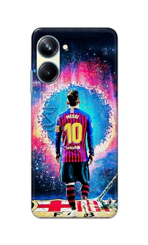 Image of Printed Hard Back Cover for Realme 10 Pro 5G Back Cover (Famous Football Player -J1) -190724(EA)