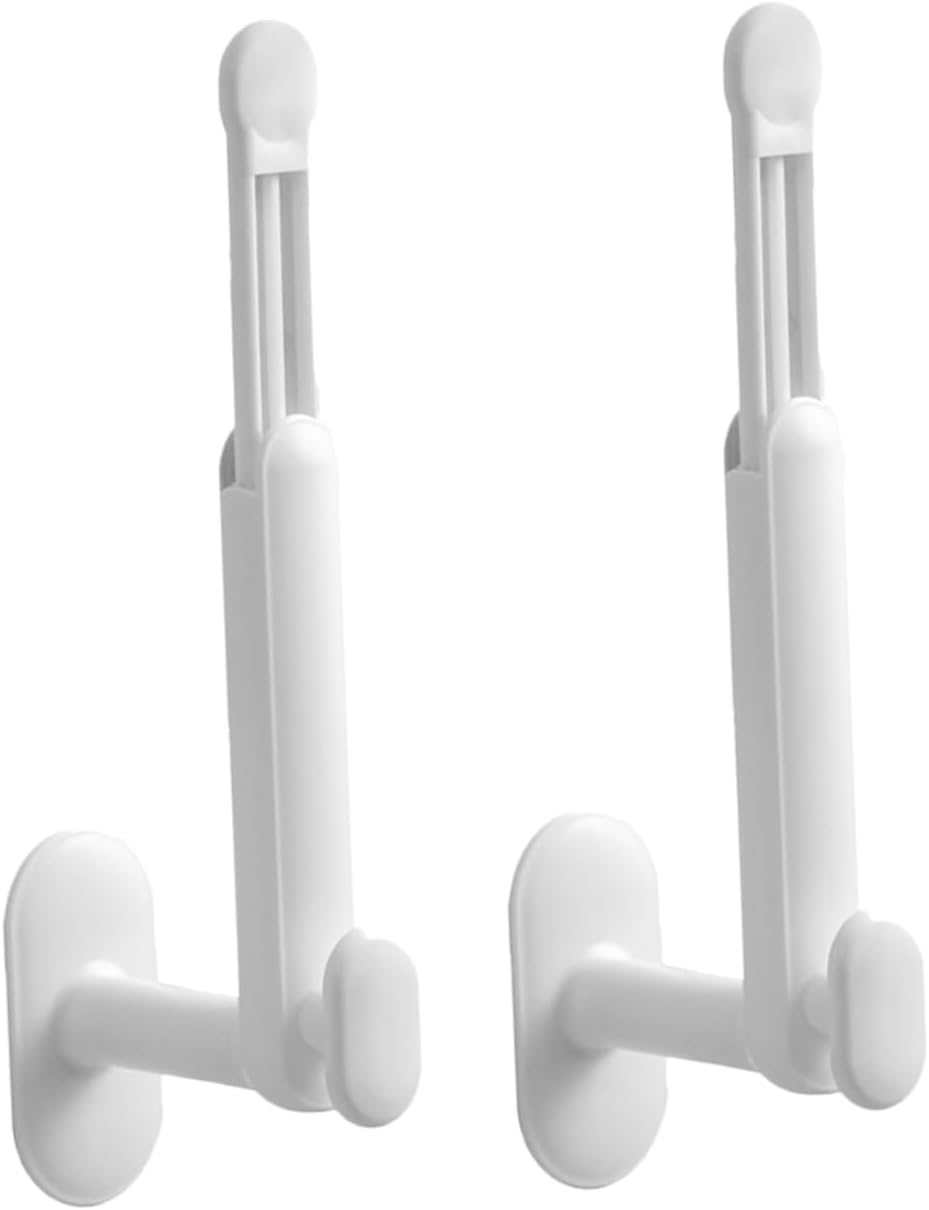 2pcs Headband Organizer Wall Hooks Hair Accessories Storage Rack for Scrunchies and Jewelry Strong Adhesive for Home and Retail Display