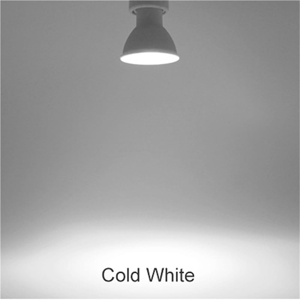 Confezione da 15 faretti LED COB GU10/GU5.3 AC85-265V 5W/7W faretti, DC12V MR16 illuminazione for la casa(Cold White,GU10 5W AC85-265V)