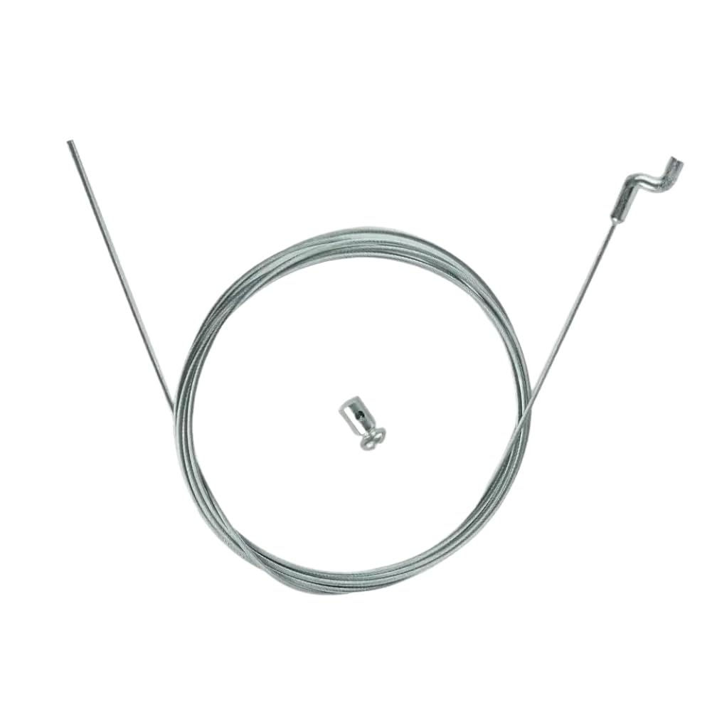 Kit de reparación de Acelerador de máquina de jardín motorizada Zhook Flexible con Tapa de Extremo Z y Boquilla de Acero Compatible con cortadoras de césped