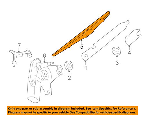 Mercedes-Benz 169 820 17 45, Windshield Wiper Blade