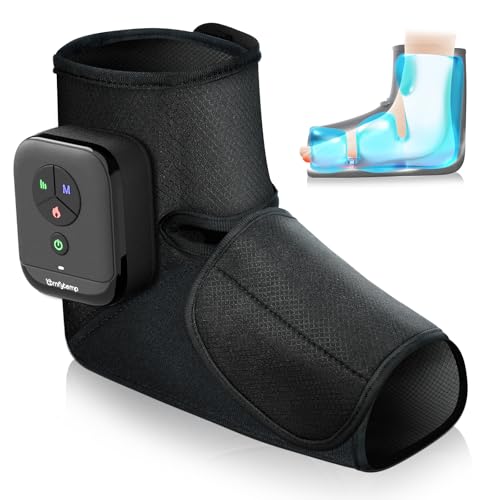 Comfytemp Kabelloses Fußmassagegerät Luftkompression Massage mit 2500mAh Akku,Fußsohlenheizung mit DIY für Knöchel,Ferse,Sohle,Fußrücken für beide Füße（1 Stück） Geschenke Mütter, Frauen, Mama, Papa 1