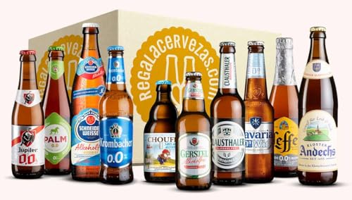 Cervezus Pack Cervezas sin Alcohol, Pack de 10 Variedades