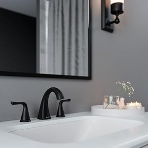  Pfister-Willa-Bathroom-Sink-Faucet-8-Inch-Widespread-2-Handle-3-Hole-Spot-Defense-Matte-Black-Finish-LF049MALSDB