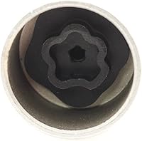 Vista 2 de TEMO #41 Llave de tuerca de bloqueo de rueda antirrobo para tuercas de rueda S3055 para vehículos BMW