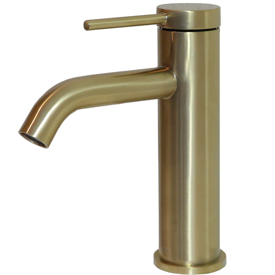 Essebagno 9020350 Lollipop bateria umywalkowa niskozłota szczotkowana