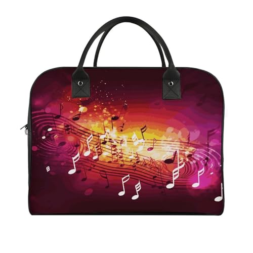 Maletín liviano para laptop unisex con diseño Music Notes miniatura 3
