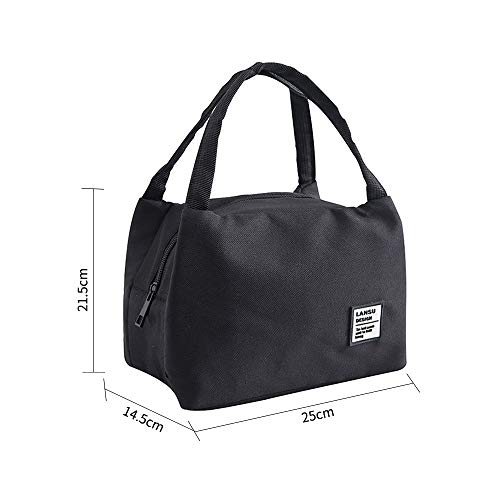 Cucudy Simples Monocromático Reutilizável Lancheira Térmica À Prova D 'Água Alimentos Isolados com