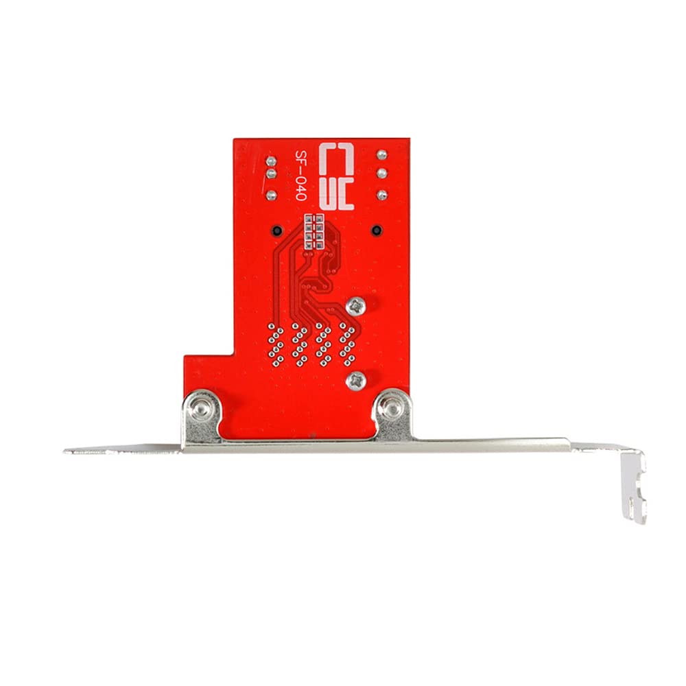 PCI-Express 4.0 Mini SAS SFF-8087 to SAS HD SFF-8643 PCBA Female Adapter with Bracket