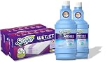 Swiffer Wetjet Bodenwischer Spray, 2 Nachfüllpackungen mit 1,25 l WetJet...
