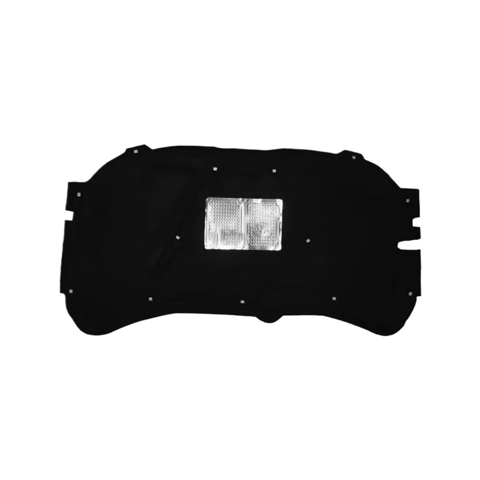 Fdurftar Small Aluminum Foil Cotton Soundproof Cover For Vw For City For Golf Mk4 1997-2010 Front Hood Sound Heat Insulation Cotton Engine Hood Insulation Pad(Small Aluminum Foil)