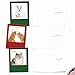 The Best Card Company - 10 Cat Season's Greetings Cards - Christmas Animal Notecards, Assorted Holiday Set (4 x 5.12 Inch) - Christmas Cats and Doodles M6583XSG