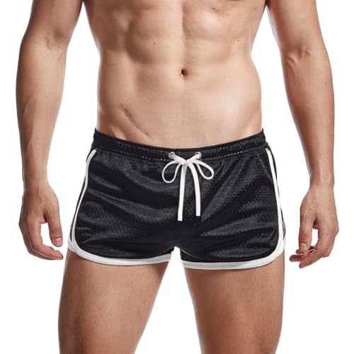 Short de course à pied anti-frottement AIMPACT respirant pour homme en maille gris M