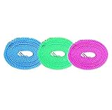 LiXiongBao 3 Pack Clothesline Clothes Drying Rope Portable Travel Clothesline Adjustable for Indoor Outdoor Laundry Clothesline,Perfect Windproof Clothes Line,Hanger for Camping Travel & Home