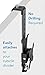 Mount-It! Black Office Cubicle Monitor Mount Bracket VESA Hanger Attachment Adjustable Clamp for 17 to 32 inch Screen, Hook Supports up to 17.6 lbs