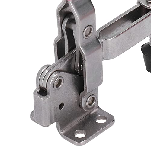Pince à loquet à bascule verticale en acier inoxydable réglable - 4