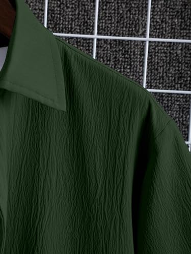 Image of ROYALICA Regular Fit Mens seer Shirt Green S