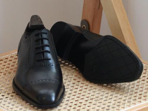 Santimon Mens Oxfords Shoes Dress Formal Genunie Leather Pointed Toe Oxford Fashion Business Casual Derby Modern Prom Wedding Suit Shoes Tuxedo Shoes for Men4