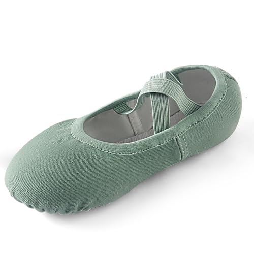 Phineein Toddler/Kid Canvas Ballet Shoes - Dance Slipper for Kids Yoga Shoes
