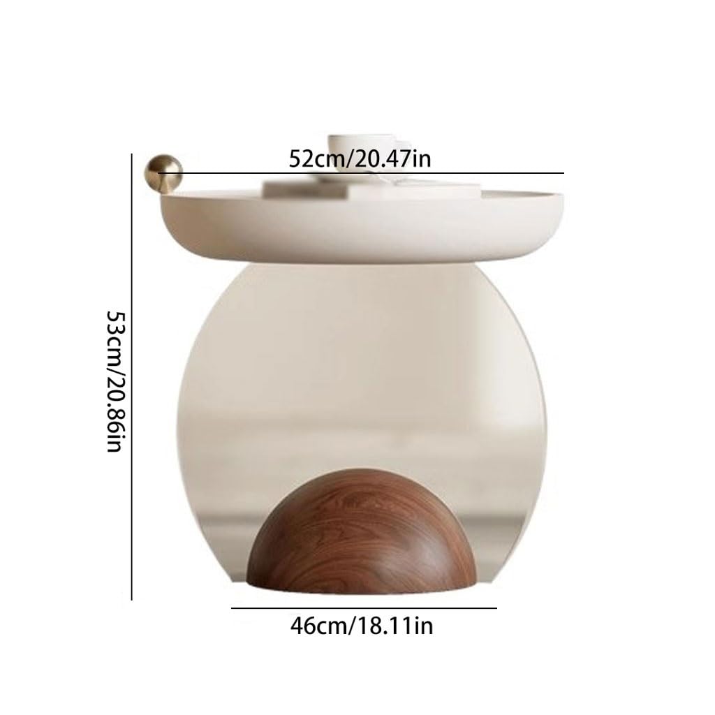 eexbz Sofa Fashionable Cream Style Side Table Living Room High-end Acrylic Sofa Coffee Table Bedroom Bedside Table Sofas for Living Room