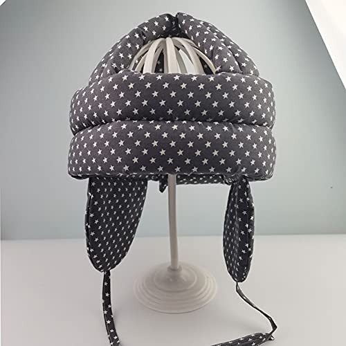 Nlight Schutzhelm Für Senioren Antikollisionshelm Schwamm Anti-Sturz-Schutzhelm Atmungsaktiver Schutzhelm Für Senioren Mit Gehörschutz Zur Sturzprävention Kopfschutzkappe Für Männer Und Frauen,B Cover