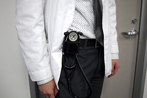 Stethoscope Holder with Velcro Closure and Belt Clip - Universal Stethoscope Holster - Thumbnail 4
