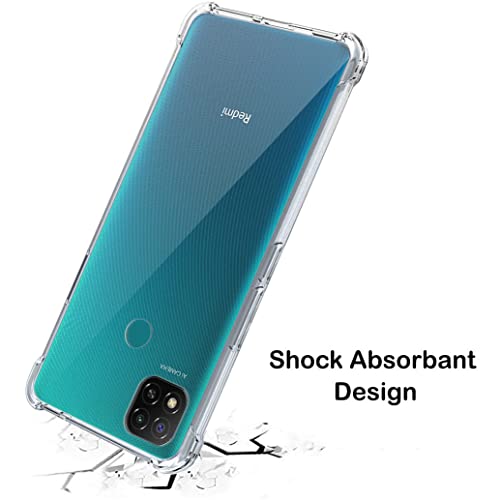 Image of TheGiftKart Crystal Clear Back Cover Case for Mi Redmi 9 / Redmi 9 Activ /Poco C31 | Shockproof Soft TPU Case | Cushioned Edges for Ultimate Protection Back Cover Case (TPU, Transparent)