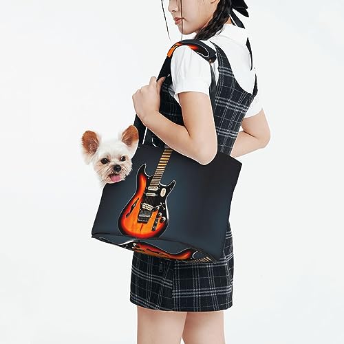 Sac de transport orange pour petits chiens et chats idéal pour les sorties urbaines