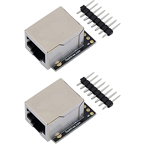 Kit tablero breakout conector RJ45 8 pines x2 miniatura 1