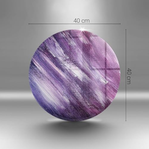 Planche à découper de haute résistance Wallfluent 40cm au design peinture abstraite