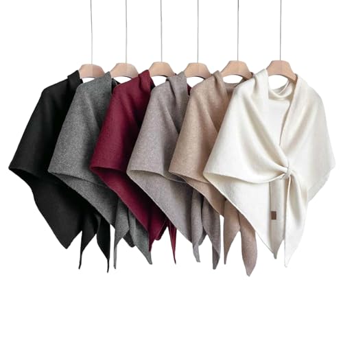 Pashmina Wraps for Women 2025 Comfortable Knitted Cashmere Sweater Shawl Top Casual Soft Cardigan Cape Scarf4