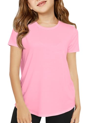 Image of Haloumoning Girls Short Sleeve T Shirts 5-14 Years